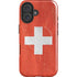 Switzerland Flag Distressed iPhone 16 Plus Magsafe Impact Case